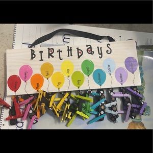 Hand painted Birthday sign